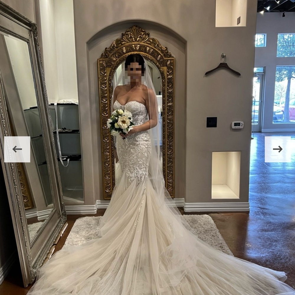 Custom Berta Lace Gown